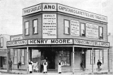 Corner of Wharf St., Paeroa - about 1900